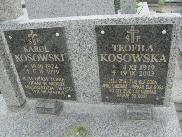 Karol Kosowski 1924 Dębica - Grobonet - Wyszukiwarka osób pochowanych