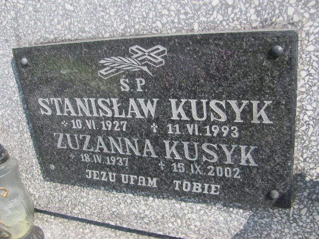 Grób Stanisław Kusyk