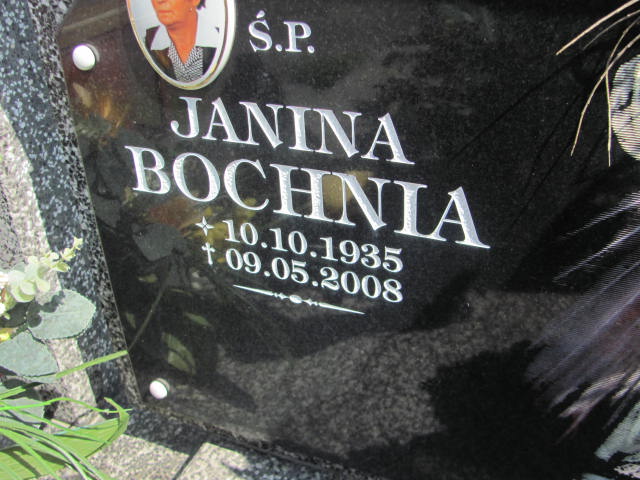 Janina Bochnia 1935 Dębica - Grobonet - Wyszukiwarka osób pochowanych