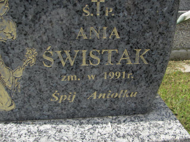 Anna Świstak 1990 Dębica - Grobonet - Wyszukiwarka osób pochowanych