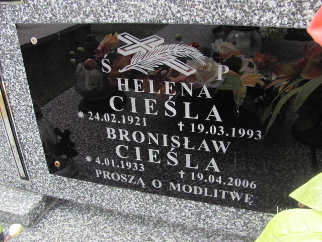 Bronisław Cieśla 1933 Dębica - Grobonet - Wyszukiwarka osób pochowanych