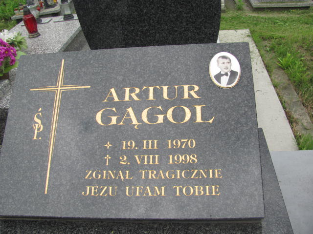 Artur Gągol 1970 Dębica - Grobonet - Wyszukiwarka osób pochowanych
