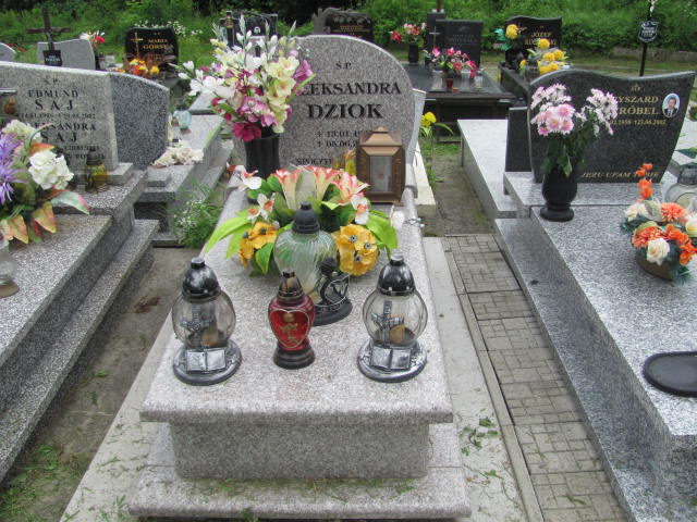 Grób Aleksandra Dziok