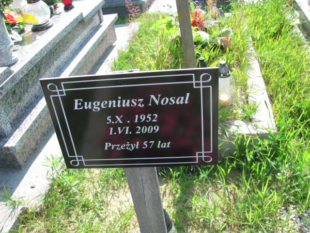 Eugeniusz Nosal 1952 Dębica - Grobonet - Wyszukiwarka osób pochowanych