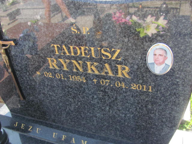 Tadeusz Rynkar 1954 Dębica - Grobonet - Wyszukiwarka osób pochowanych