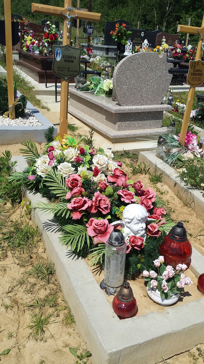 Grób Elżbieta Herok