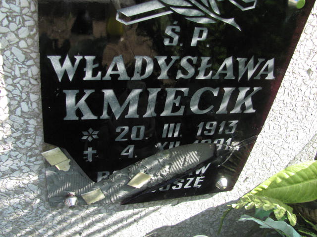 Bolesław Adam Kmiecik 1914 Dębica - Grobonet - Wyszukiwarka osób pochowanych