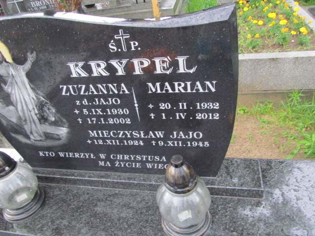 Mieczysław Jajo 1924 Dębica - Grobonet - Wyszukiwarka osób pochowanych