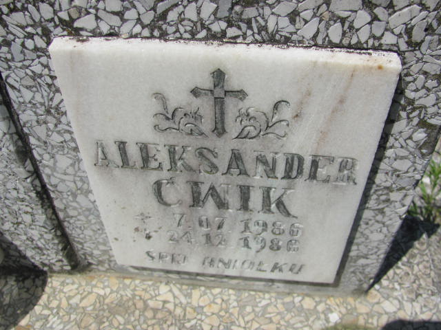 Aleksander Ćwik 1986 Dębica - Grobonet - Wyszukiwarka osób pochowanych