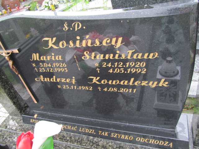 Stanisław Kosiński 1920 Dębica - Grobonet - Wyszukiwarka osób pochowanych