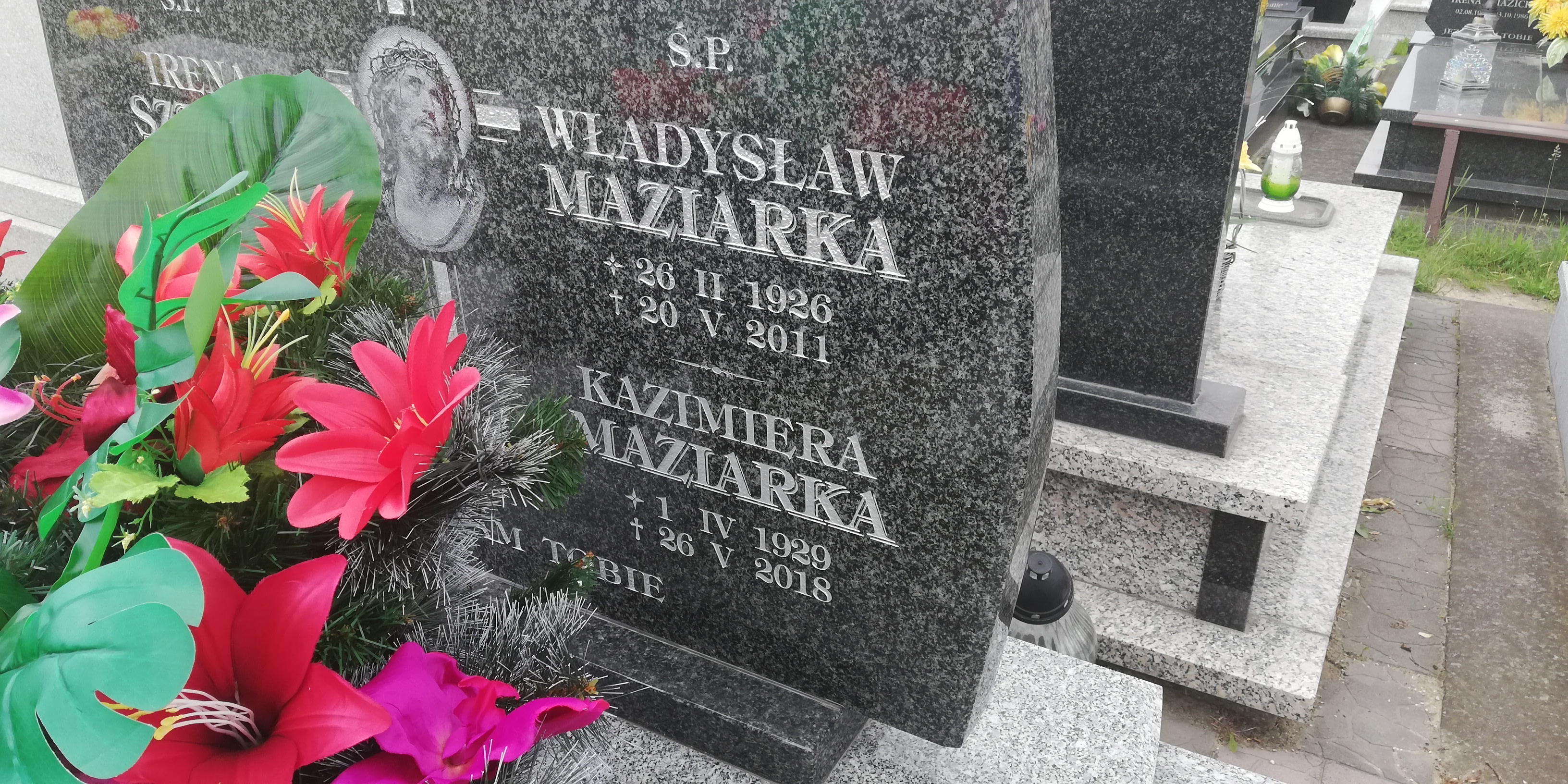 Grób Kazimiera Maziarka