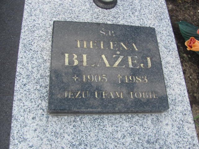 Helena Błażej 1905 Dębica - Grobonet - Wyszukiwarka osób pochowanych