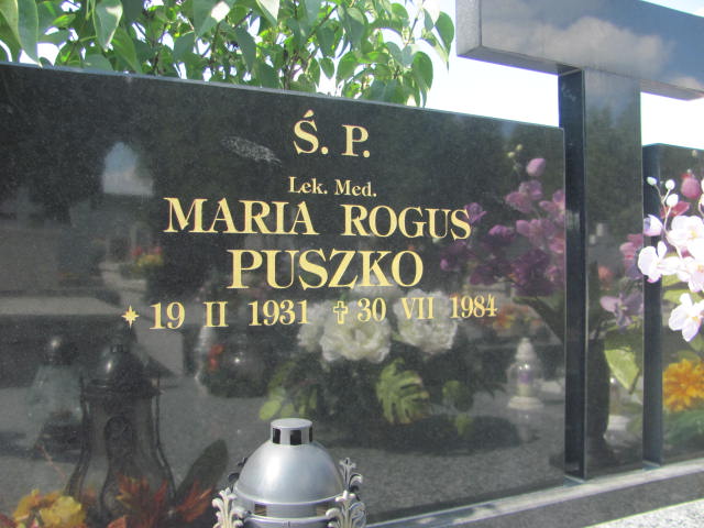 Maria Rogus Puszko 1931 Dębica - Grobonet - Wyszukiwarka osób pochowanych