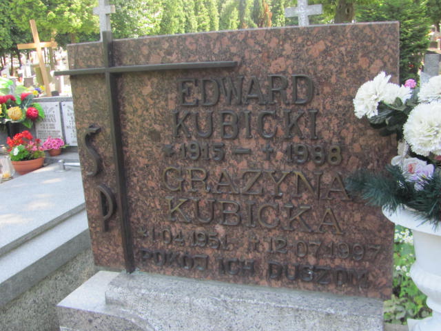 Grażyna Kubicka 1951 Dębica - Grobonet - Wyszukiwarka osób pochowanych