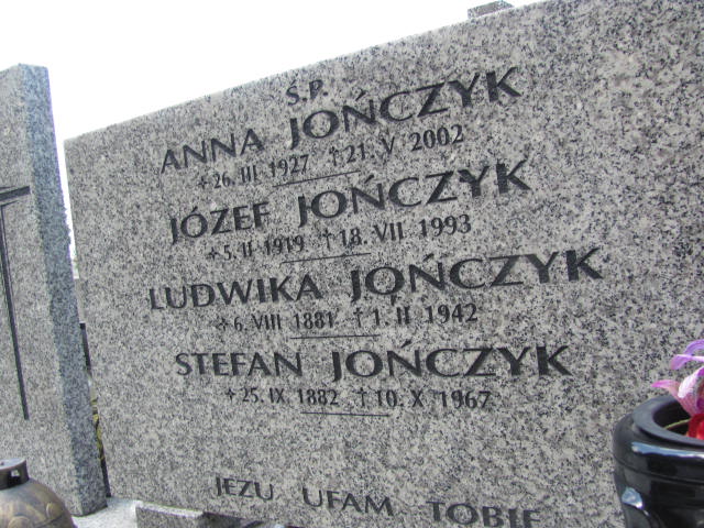 Ludwika Jończyk 1881 Dębica - Grobonet - Wyszukiwarka osób pochowanych