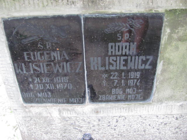 Eugenia Klisiewicz 1918 Dębica - Grobonet - Wyszukiwarka osób pochowanych