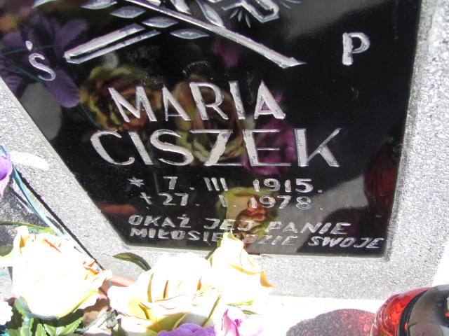 Maria Ciszek 1915 Dębica - Grobonet - Wyszukiwarka osób pochowanych