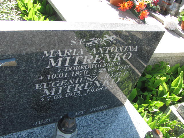 Maria Mitrenko 1870 Dębica - Grobonet - Wyszukiwarka osób pochowanych