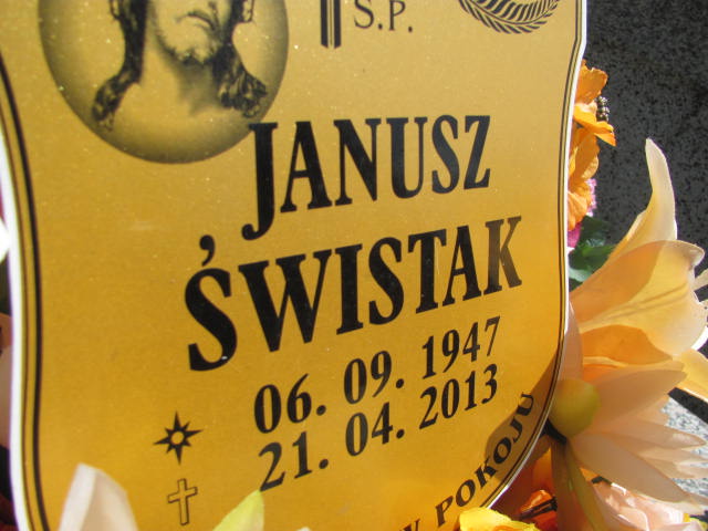 Janusz Świstak 1947 Dębica - Grobonet - Wyszukiwarka osób pochowanych