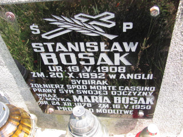 Maria Bosak 1878 Dębica - Grobonet - Wyszukiwarka osób pochowanych