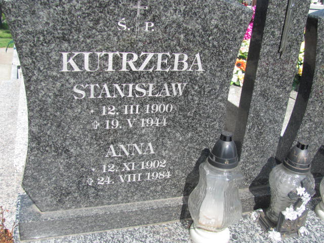 Stanisław Kutrzeba 1900 Dębica - Grobonet - Wyszukiwarka osób pochowanych