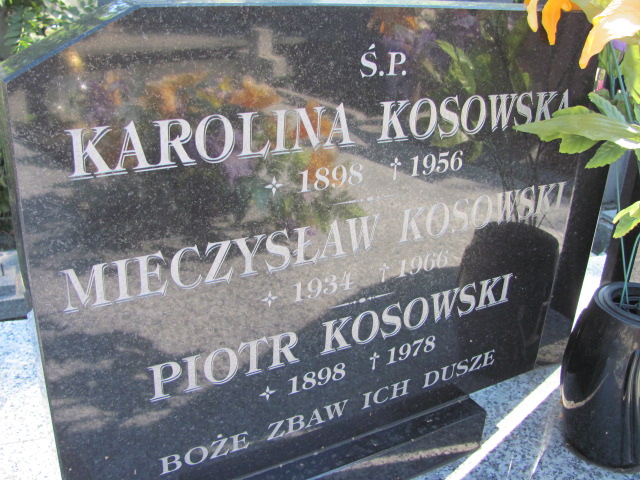 Karolina Kosowska 1898 Dębica - Grobonet - Wyszukiwarka osób pochowanych