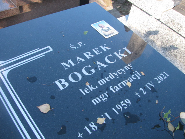 Marek Bogacki 1959 Dębica - Grobonet - Wyszukiwarka osób pochowanych