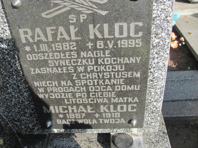 Michał Kloc 1866 Dębica - Grobonet - Wyszukiwarka osób pochowanych