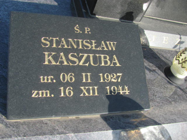 Stanisław Kaszuba 1927 Dębica - Grobonet - Wyszukiwarka osób pochowanych