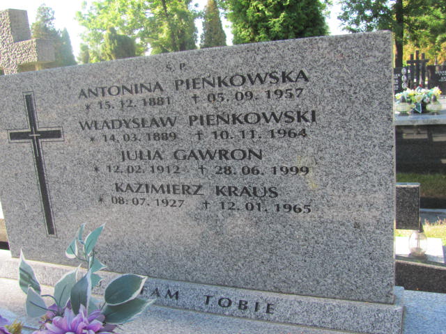 Władysław Pieńkowski 1889 Dębica - Grobonet - Wyszukiwarka osób pochowanych