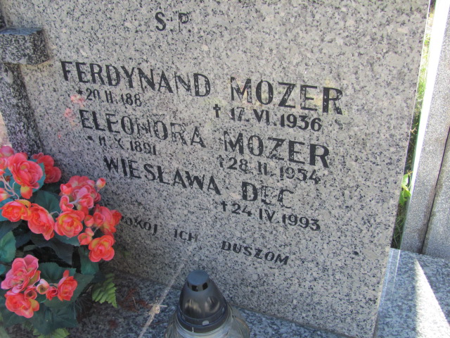 Wiesława Dec 1913 Dębica - Grobonet - Wyszukiwarka osób pochowanych